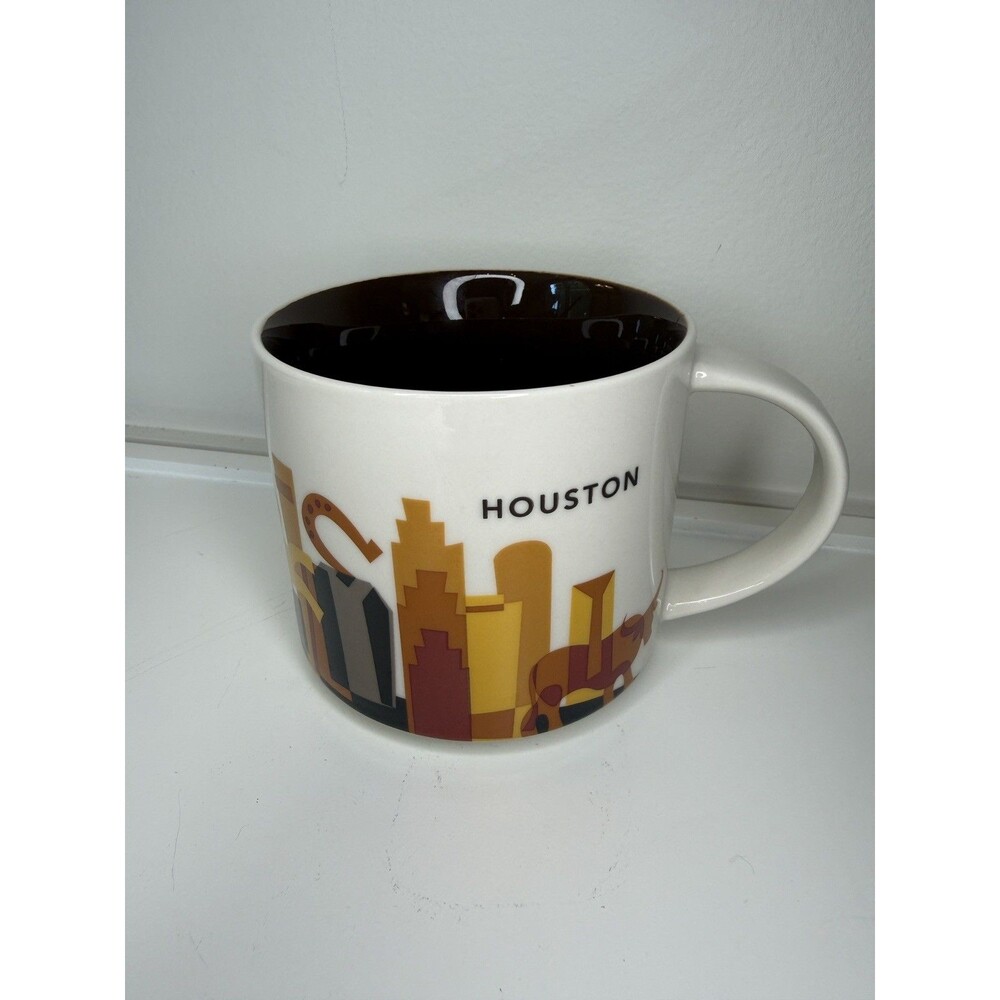 Starbucks Houston You Are Here Series Collection 14oz Coffee Cup Mug